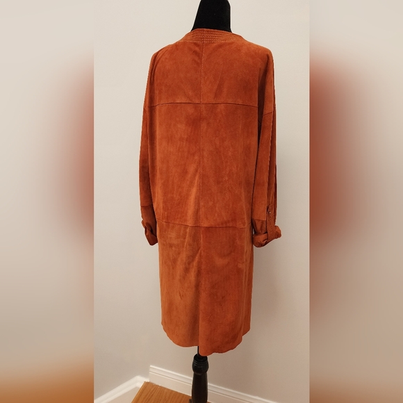 Light coat, 100% goat leather, unlined, size S/M - Picture 3 of 6